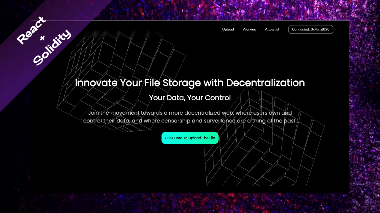 SecureShareX Web3 File Storage System